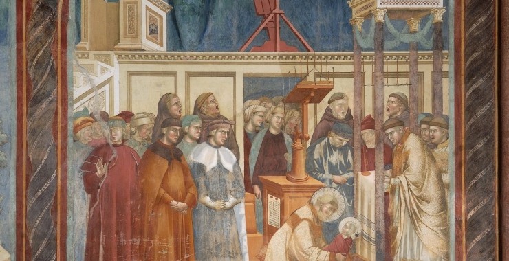 Il Natale di Greccio nel ciclo di Giotto