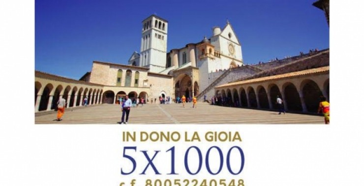 In dono la gioia: il 5x1000 alla Fondazione per la Basilica