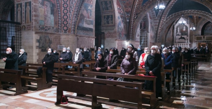 La preghiera per l'unità dei cristiani in Basilica